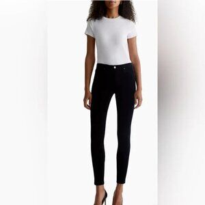 Adriano Goldschmied Black Super Skinny Velvet Legging sz 27R NEW